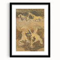 Dynamic Horse Scene Wall Art - Abstract Modern Art Prints