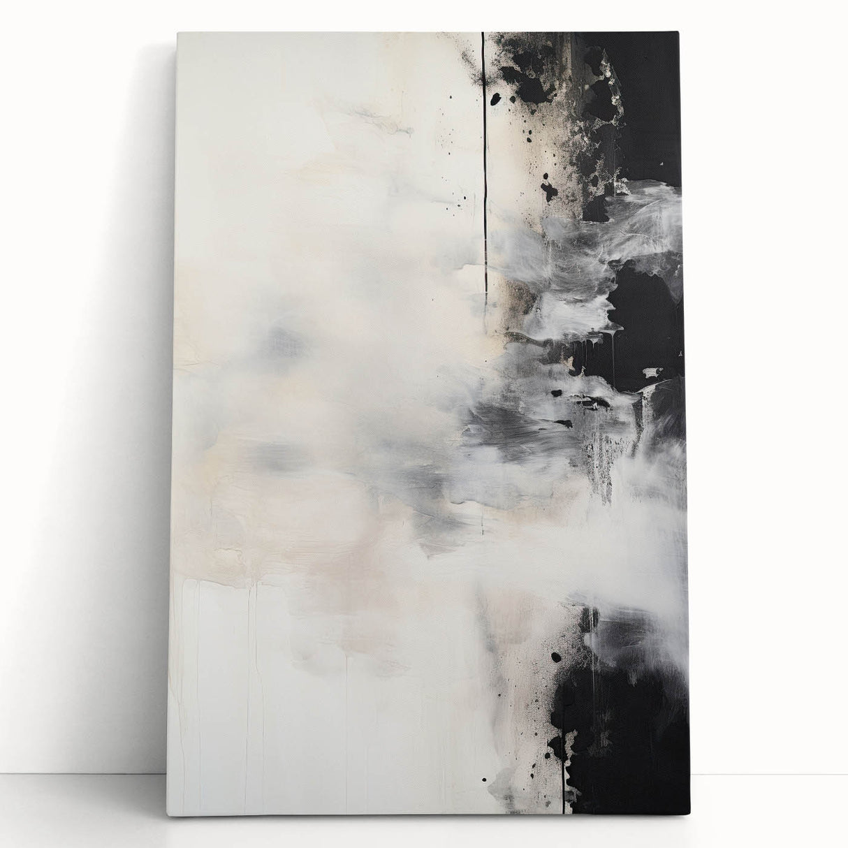 Framed Dining Room Prints – Black and White Abstract Wall Art