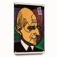 Expressionist Art - Vibrant Dual Portrait with Bold Colors