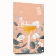Large abstract wall art on acrylic glass showcasing vibrant colors, ideal for dining room or bedroom decor.