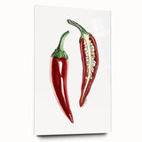Large abstract wall art featuring an array of colorful fruits on acrylic glass, ideal for bedroom or dining room decor.