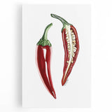 Black and white large art canvas featuring assorted fruits, ideal for kitchen wall decor.