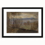 Impressionist Landscape Wall Art - Early Evening River by Mednyánszky