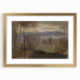 Impressionist Landscape Wall Art - Early Evening River by Mednyánszky