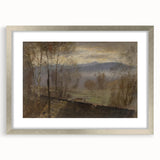 Impressionist Landscape Wall Art - Early Evening River by Mednyánszky