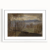 Impressionist Landscape Wall Art - Early Evening River by Mednyánszky