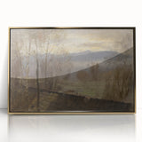 Impressionist Landscape Wall Art - Early Evening River by Mednyánszky