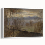Impressionist Landscape Wall Art - Early Evening River by Mednyánszky