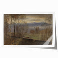 Impressionist Landscape Wall Art - Early Evening River by Mednyánszky