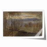 Impressionist Landscape Wall Art - Early Evening River by Mednyánszky