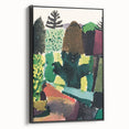 Modern Wall Art - Vibrant Abstract Park Scene - Contemporary Art Print
