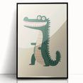Playful Crocodile Boys Room Wall Art – Fun Kids Wall Art Prints