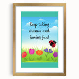 Educational Nursery Wall Decor - Motivational Nature Print
