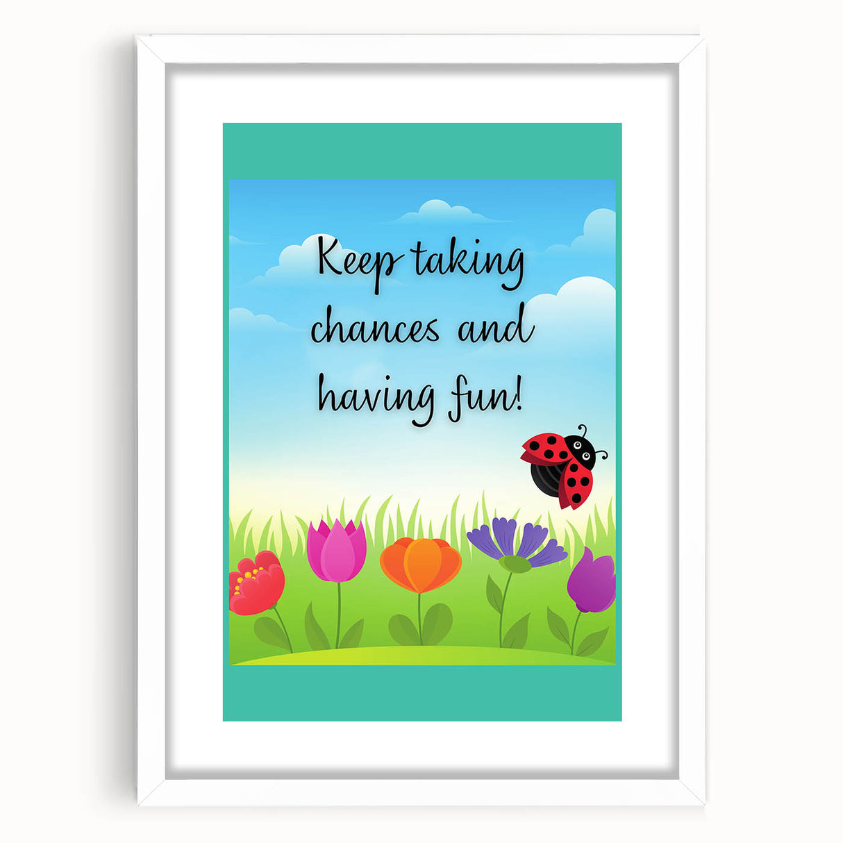 Educational Nursery Wall Decor - Motivational Nature Print