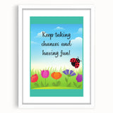 Educational Nursery Wall Decor - Motivational Nature Print