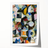 Abstract Geometric Wall Art - Modern Colorful Art Prints