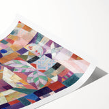 Abstract Burggarten Wall Art - Colorful Modern Art Prints