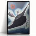 Abstract Modern Black Geometry Art - Wassily Kandinsky Prints