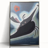 Abstract Modern Black Geometry Art - Wassily Kandinsky Prints