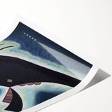 Abstract Modern Black Geometry Art - Wassily Kandinsky Prints