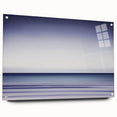 Tranquil Ocean Office Wall Art – Modern Blue Gradient Seascape