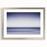 Tranquil Ocean Office Wall Art – Modern Blue Gradient Seascape