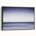 Tranquil Ocean Office Wall Art – Modern Blue Gradient Seascape