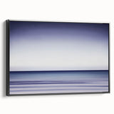 Tranquil Ocean Office Wall Art – Modern Blue Gradient Seascape