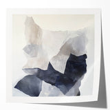 Abstract Art Prints – Neutral Collage in Black, White & Gray