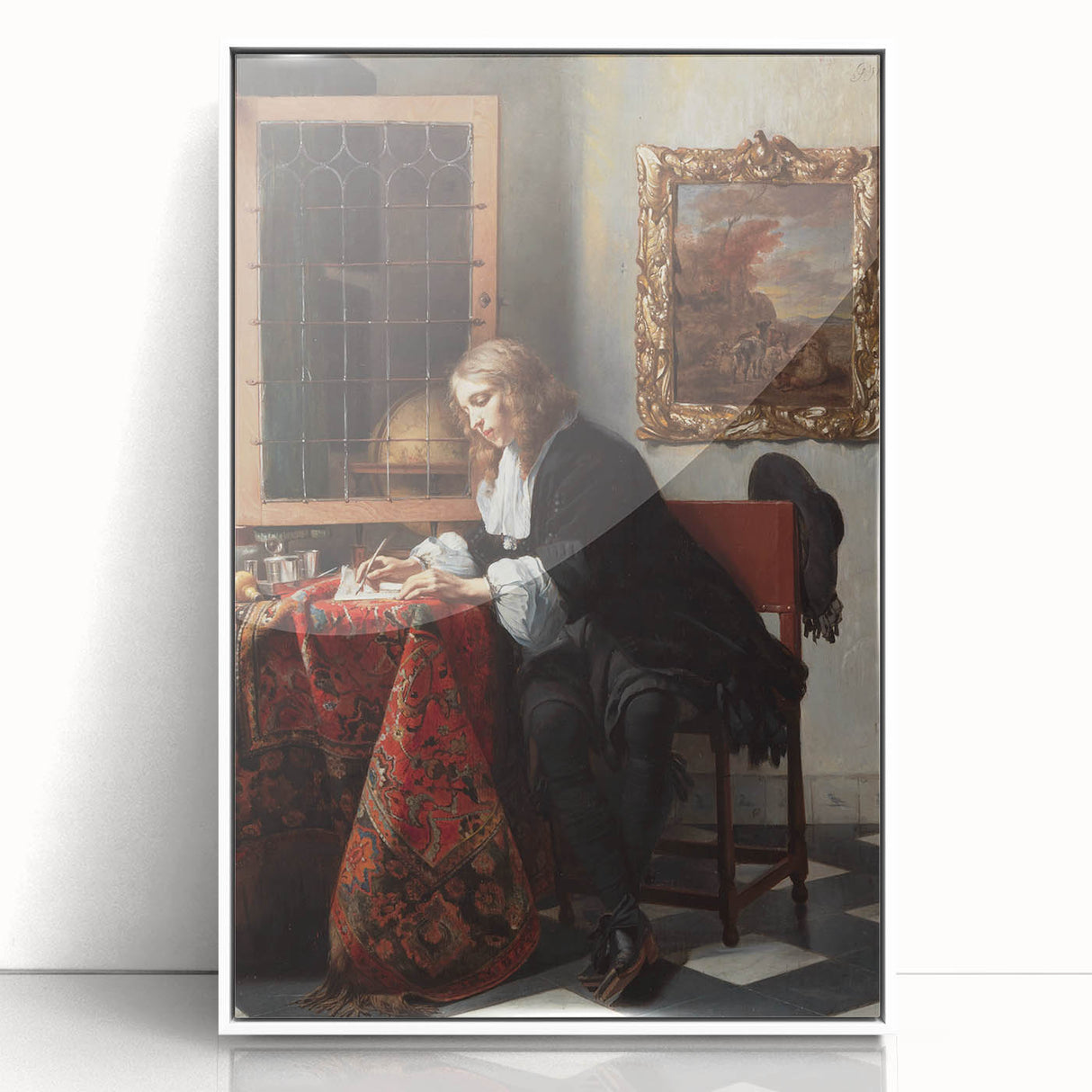 Baroque Art Interior Scene - Classic Wall Art for Historical Décor