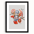 Superhero Puppy Boys Room Wall Art – Fun Kids Wall Art Prints