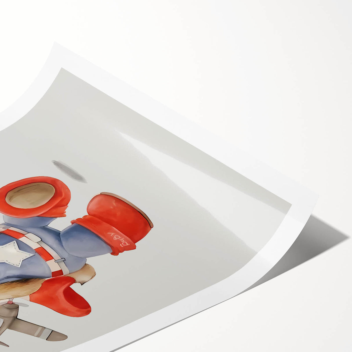 Superhero Puppy Boys Room Wall Art – Fun Kids Wall Art Prints