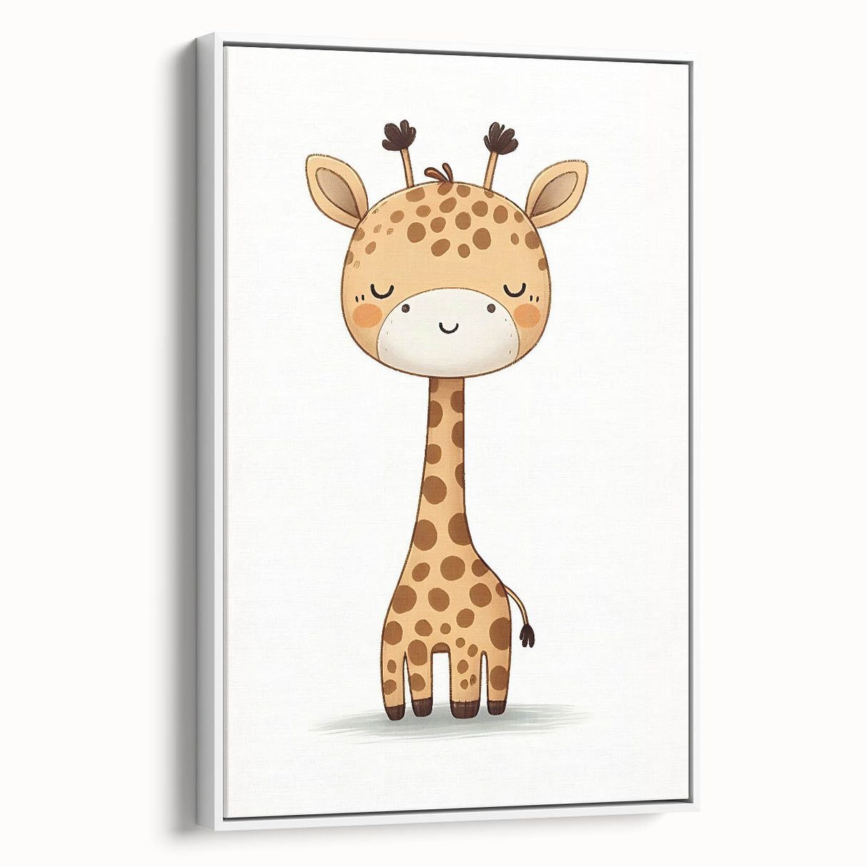 Cute Giraffe Nursery Wall Art – Baby Room & Kids Decor Print