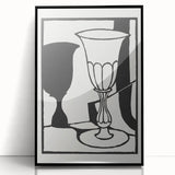 Modern Black and White Wall Art - The Cup by Roger Fry