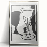 Modern Black and White Wall Art - The Cup by Roger Fry