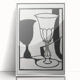 Modern Black and White Wall Art - The Cup by Roger Fry