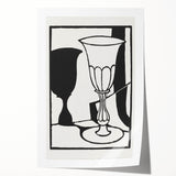 Modern Black and White Wall Art - The Cup by Roger Fry
