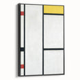 Modern Abstract Art Print - Mondrian's Red, Yellow, and Blue