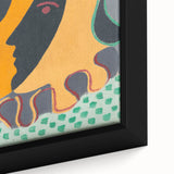 Abstract Pierrot Head Wall Art - Modern Vibrant Art Prints