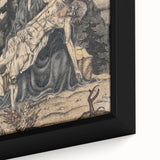 Modern Pietà Artwork - Abstract Religious Wall Art by Galanda