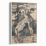 Modern Pietà Artwork - Abstract Religious Wall Art by Galanda