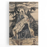 Modern Pietà Artwork - Abstract Religious Wall Art by Galanda