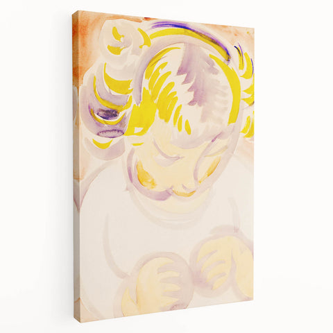 Abstract Portrait of a Child - Modern Wall Art by Henry Lyman Sayen