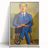 Bold Portrait of Poet Wall Art - Modern Art Print by Lundstrøm