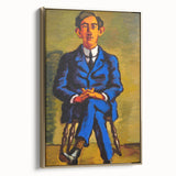 Bold Portrait of Poet Wall Art - Modern Art Print by Lundstrøm