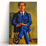 Bold Portrait of Poet Wall Art - Modern Art Print by Lundstrøm