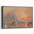 Romanticism Art - The Fighting Temeraire by J.M.W. Turner Print