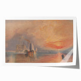 Romanticism Art - The Fighting Temeraire by J.M.W. Turner Print