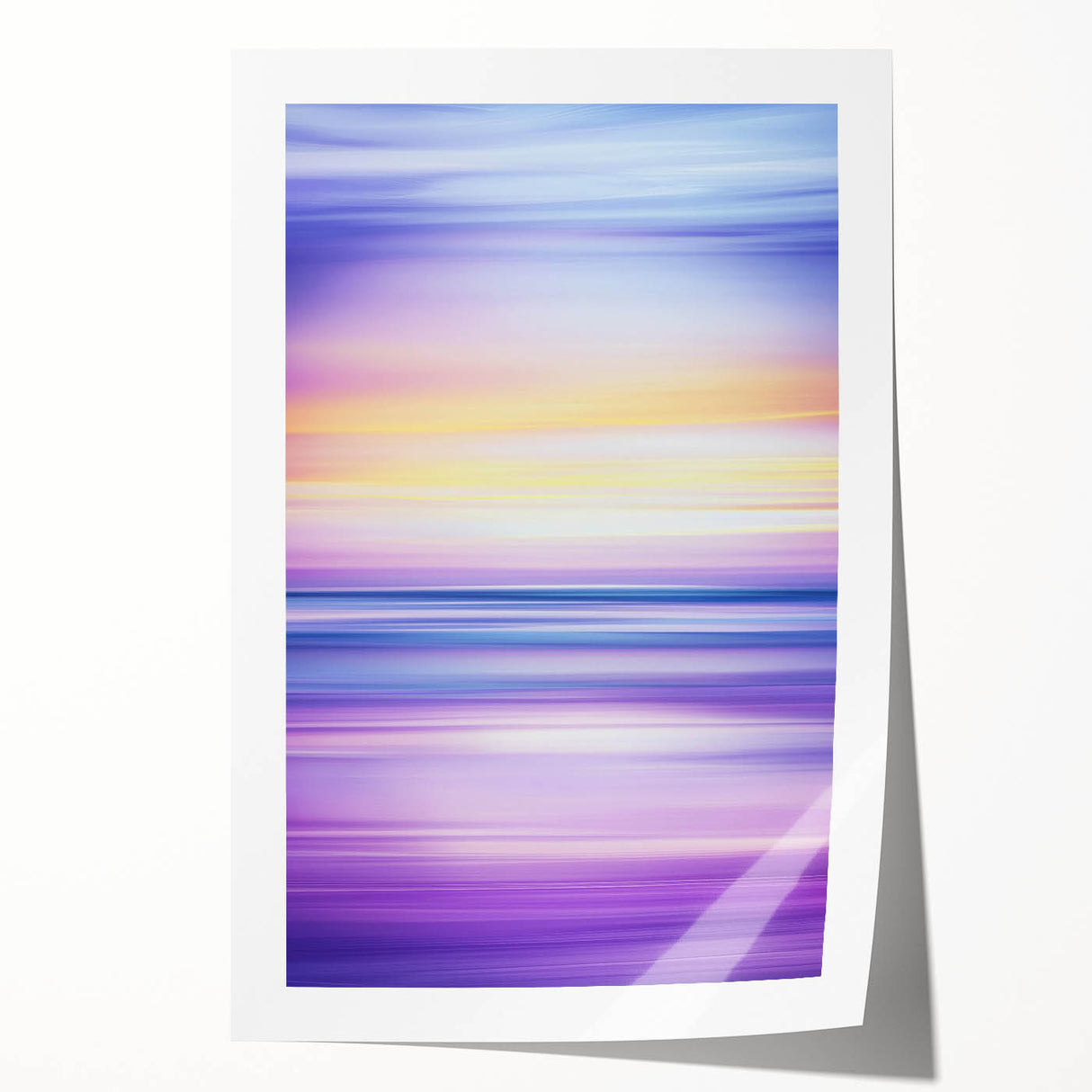 Abstract Violet & Blue Office Wall Art – Modern Office Décor