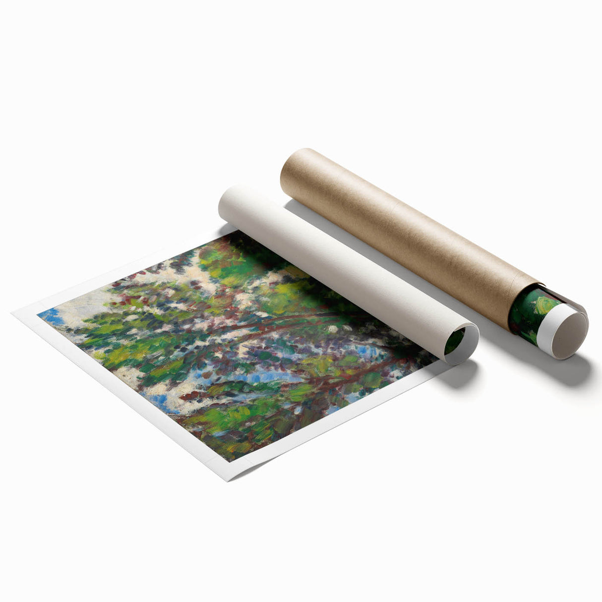 Modern Wall Art - Tranquil River Landscape - Contemporary Art Print
